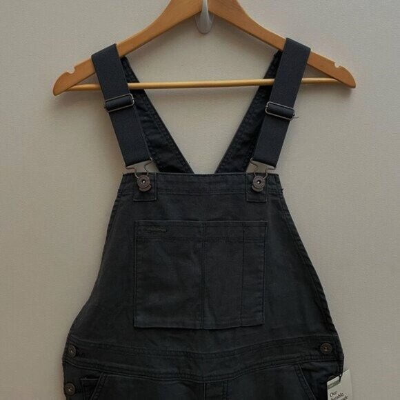 NEW REI Co-op Trailsmith Canvas Overalls - Women's 10 NWT Pirate Black - Picture 3 of 14